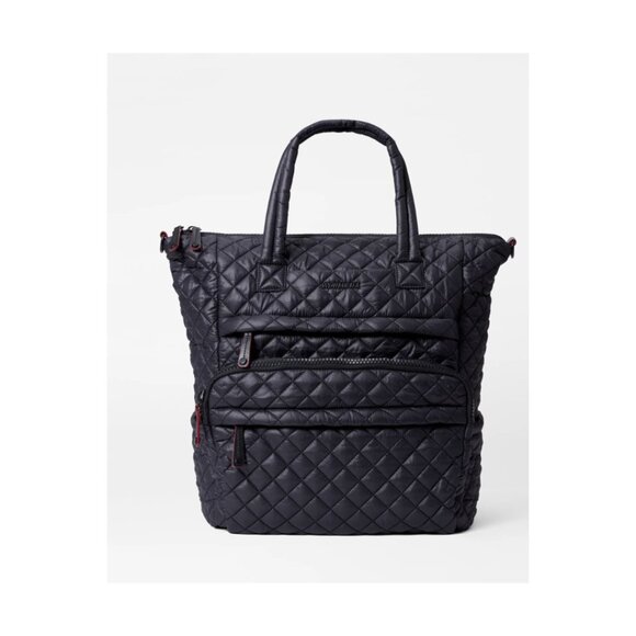 MZ Wallace Metro Small Backpack – Black Quilted Nylon main image 8